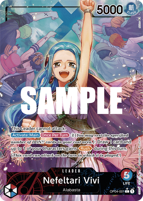 OP04-001 - Nefeltari Vivi (Leader) (Alt Art)