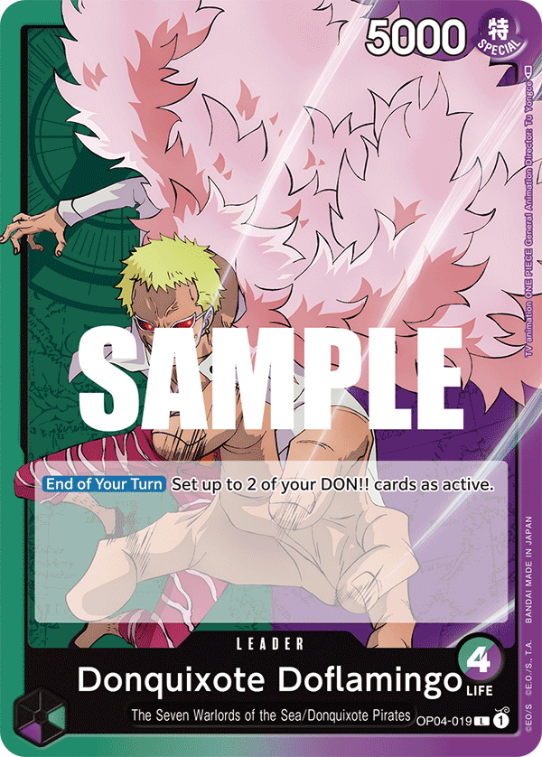 OP04-019 - Donquixote Doflamingo (Leader)