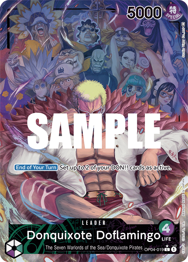 OP04-019 - Donquixote Doflamingo (Leader) (Alt Art)