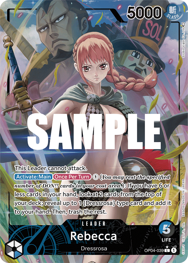 OP04-039 - Rebecca (Leader) (Alt Art)