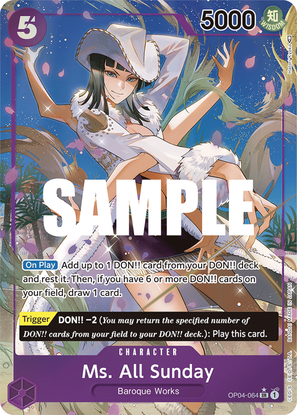OP04-064 - Ms. All Sunday (SR) (Alt Art)