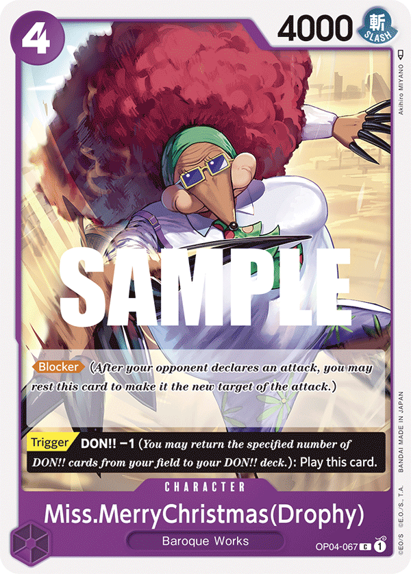 OP04-067 - Miss.MerryChristmas(Drophy)