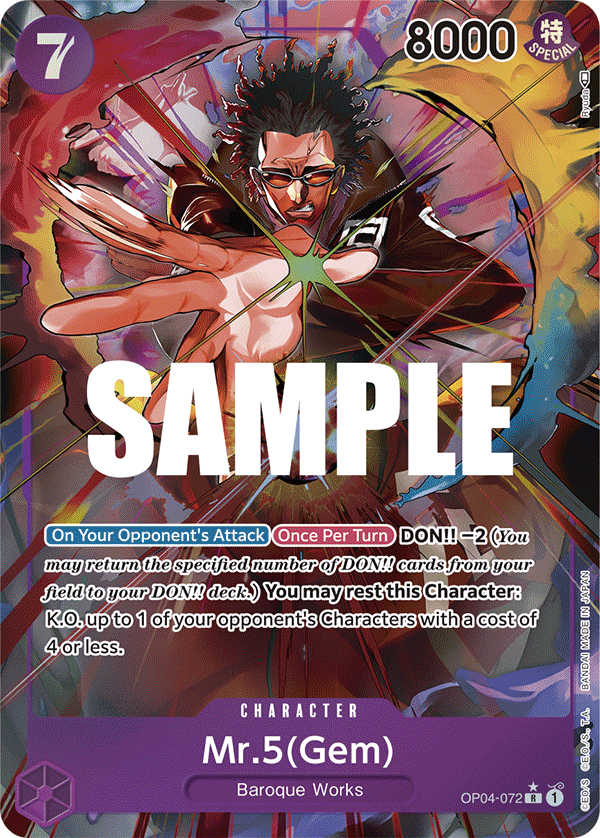 OP04-072 - Mr.5(Gem) (Alt Art)