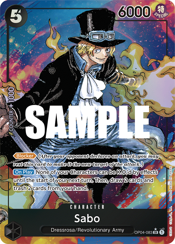 OP04-083 - Sabo (SR) (Alt Art)