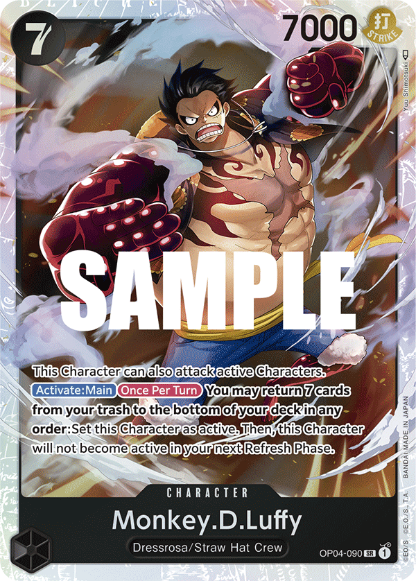 OP04-090 - Monkey.D.Luffy (SR)