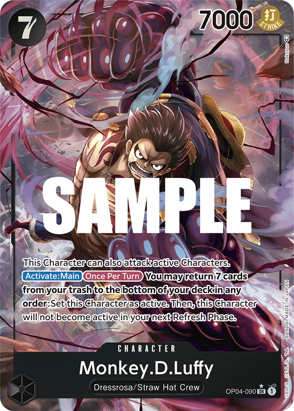 OP04-090 - Monkey.D.Luffy (SR) (Alt Art)
