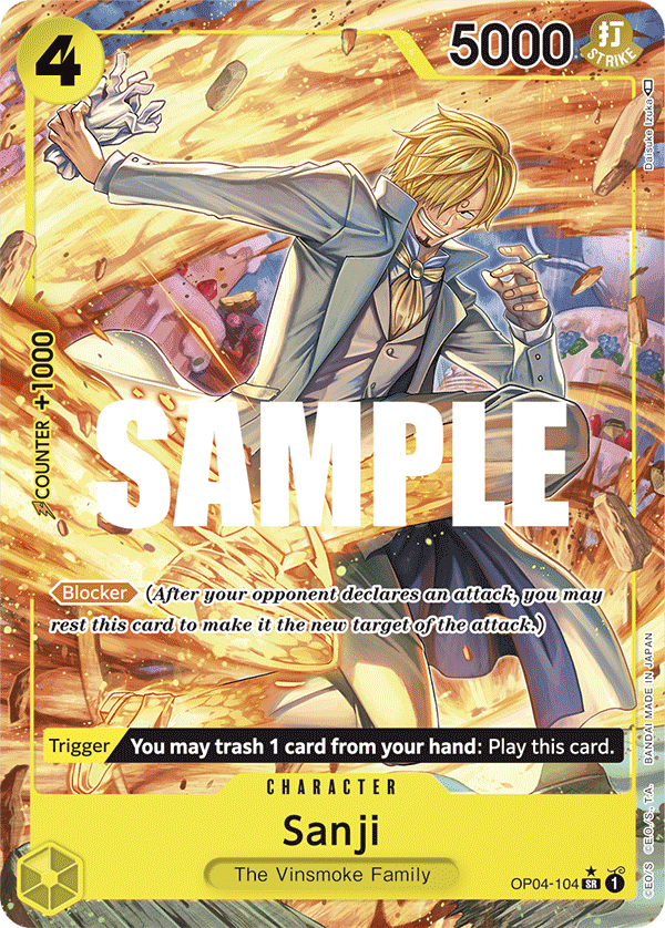 OP04-104 - Sanji (SR) (Alt Art)