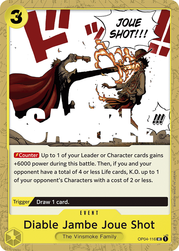 OP04-116 - Diable Jambe Joue Shot