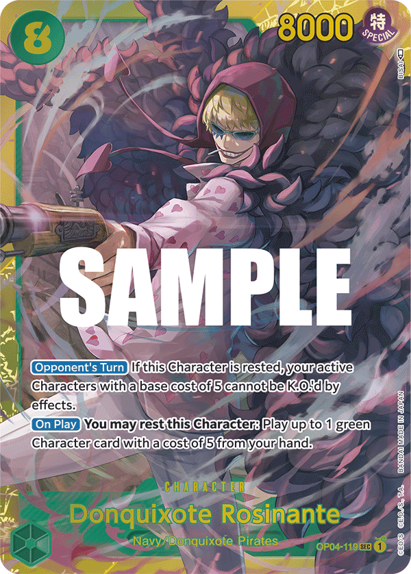 OP04-119 - Donquixote Rosinante (SEC)