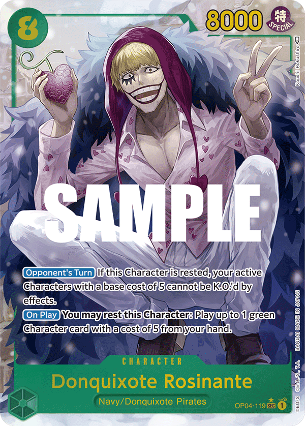 OP04-119 - Donquixote Rosinante (SEC) (Alt Art)