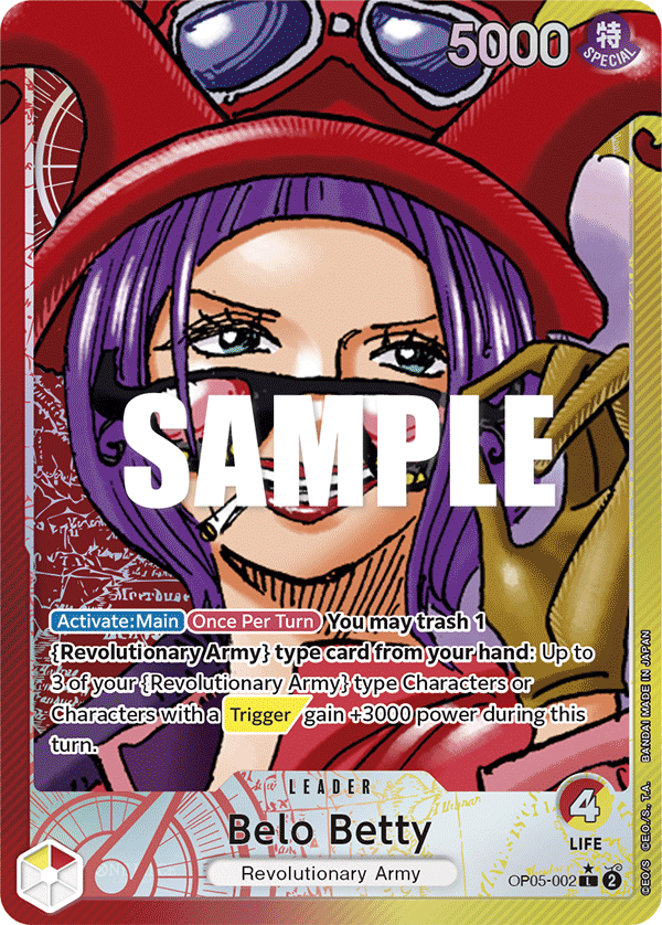 OP05-002 - Belo Betty (Leader) (Alt Art)