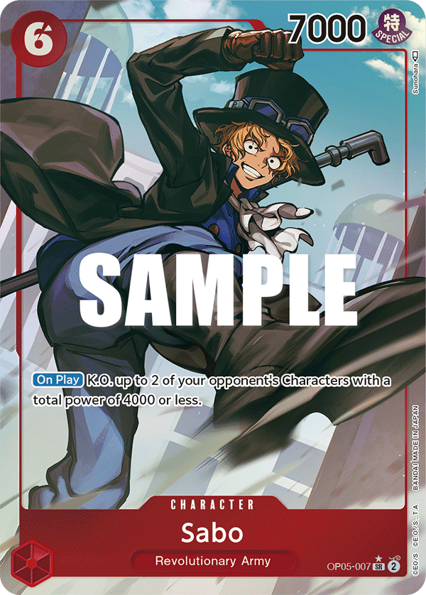 OP05-007 - Sabo (SR) (Alt Art)