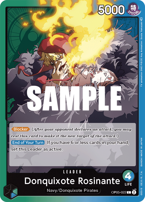 OP05-022 - Donquixote Rosinante (Leader)