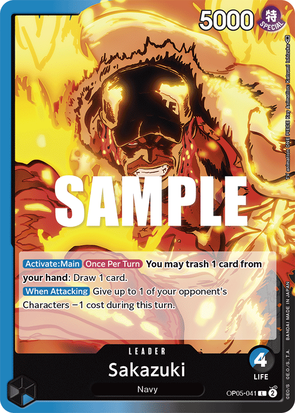OP05-041 - Sakazuki (Leader)