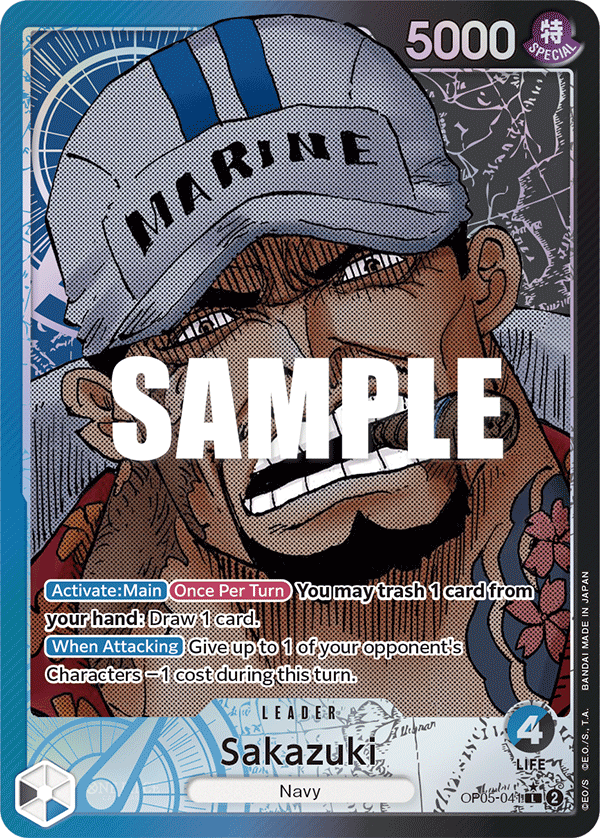 OP05-041 - Sakazuki (Leader) (Alt Art)