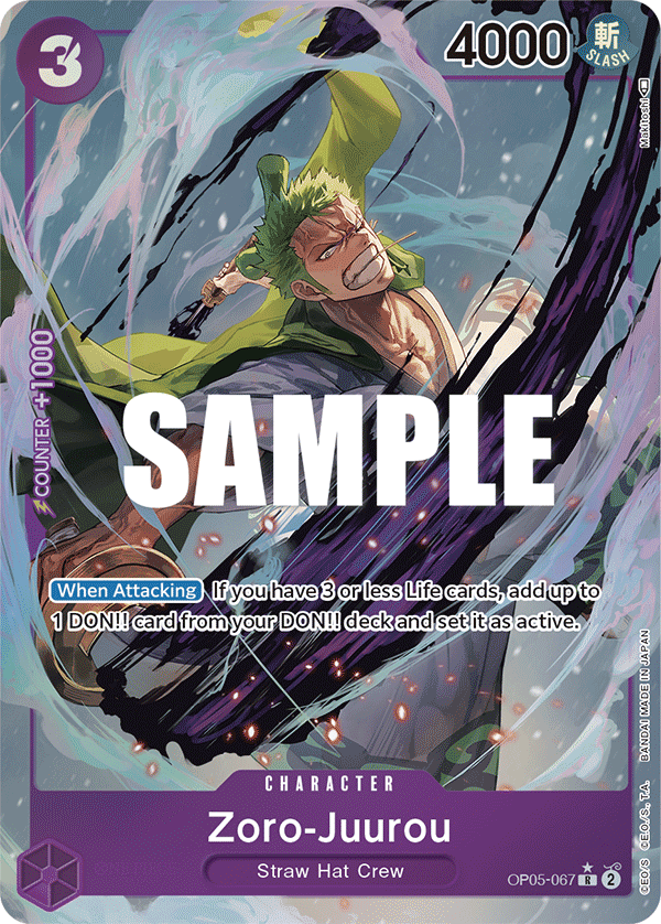 OP05-067 - Zoro-Juurou (Alt Art)