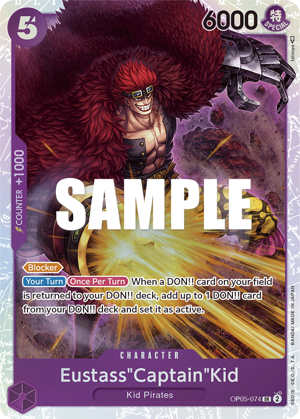 OP05-074 - Eustass"Captain"Kid (SR)