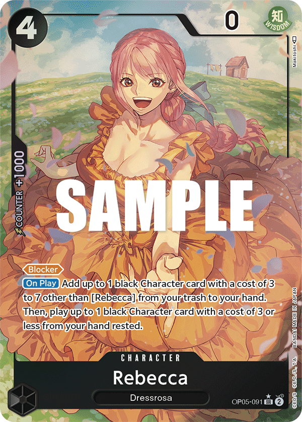 OP05-091 - Rebecca (SR) (Alt Art)