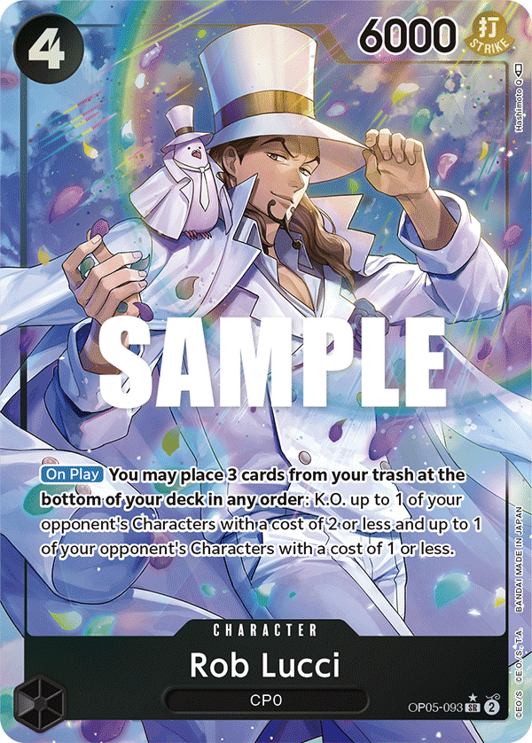 OP05-093 - Rob Lucci (SR) (Alt Art)