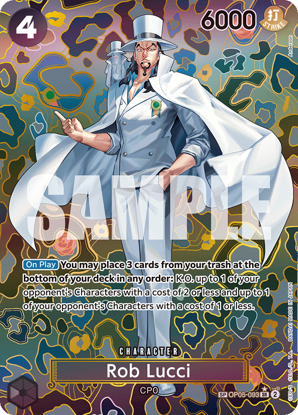 OP05-093 - Rob Lucci (SR) (Alt Art) (Special)
