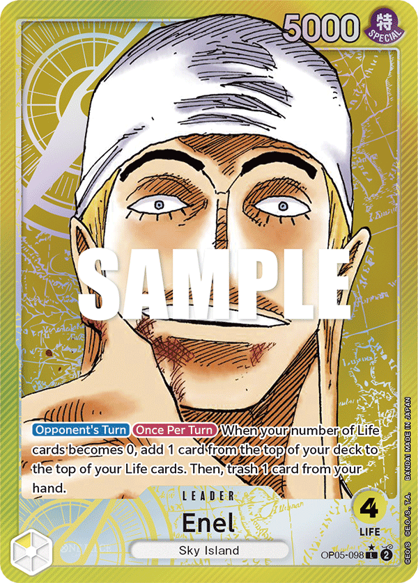 OP05-098 - Enel (Leader) (Alt Art)