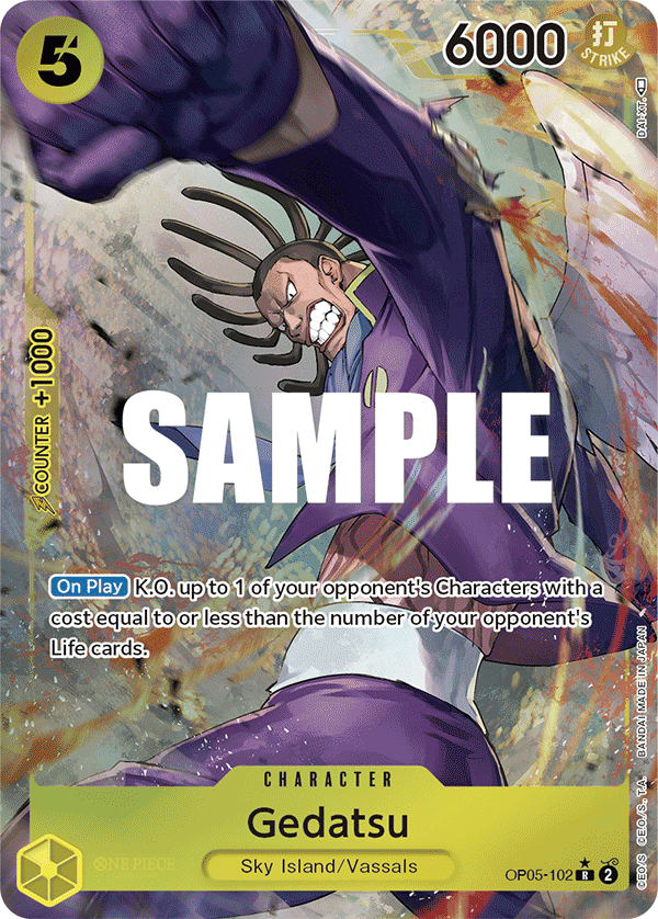 OP05-102 - Gedatsu (Alt Art)