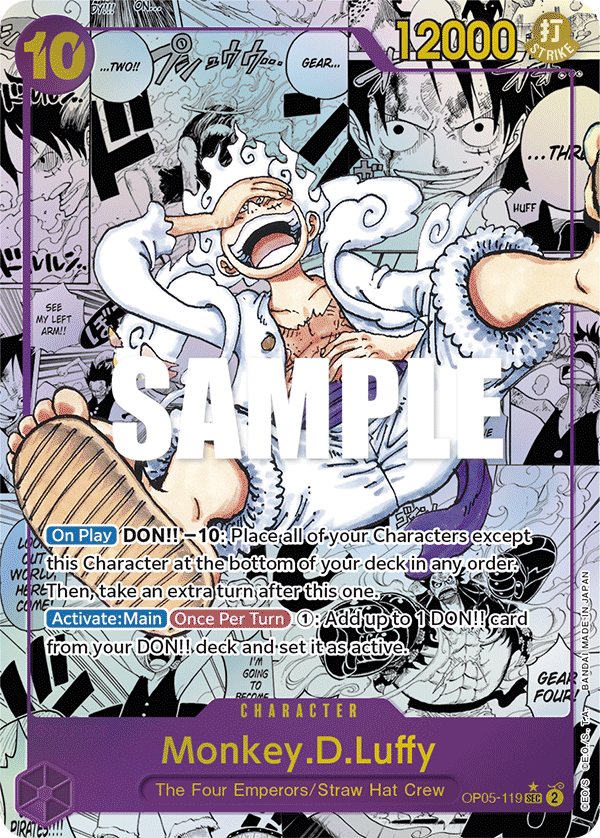 OP05-119 - Monkey.D.Luffy (SEC) (Alt Art) (Manga Rare)