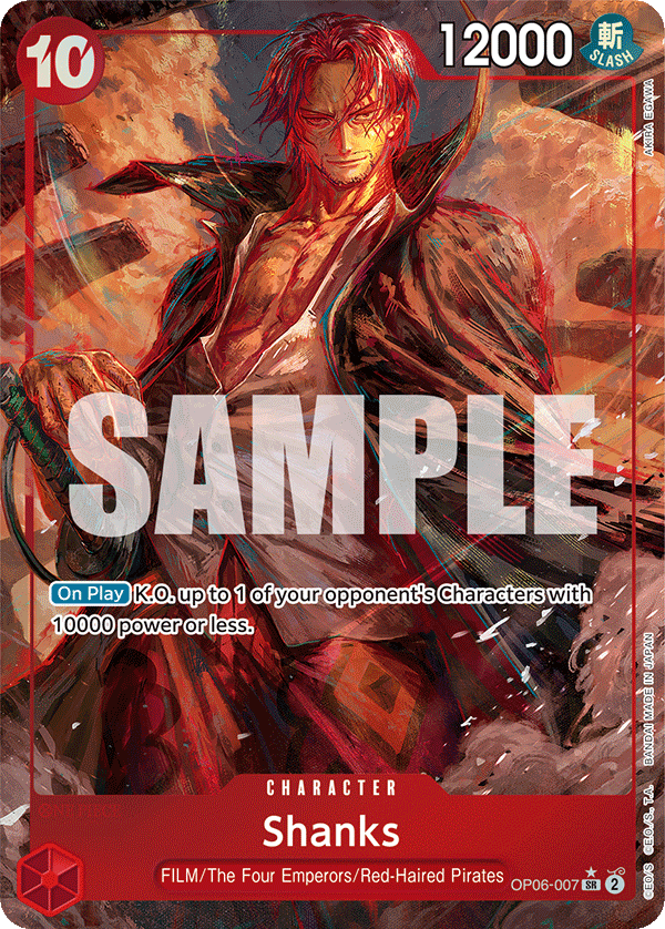 OP06-007 - Shanks (SR) (Alt Art)