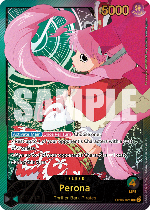 OP06-021 - Perona (Leader) (Alt Art) (Special)