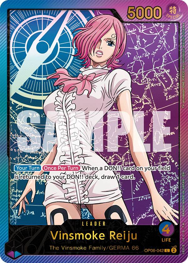 OP06-042 - Vinsmoke Reiju (Leader) (Alt Art) (Special)
