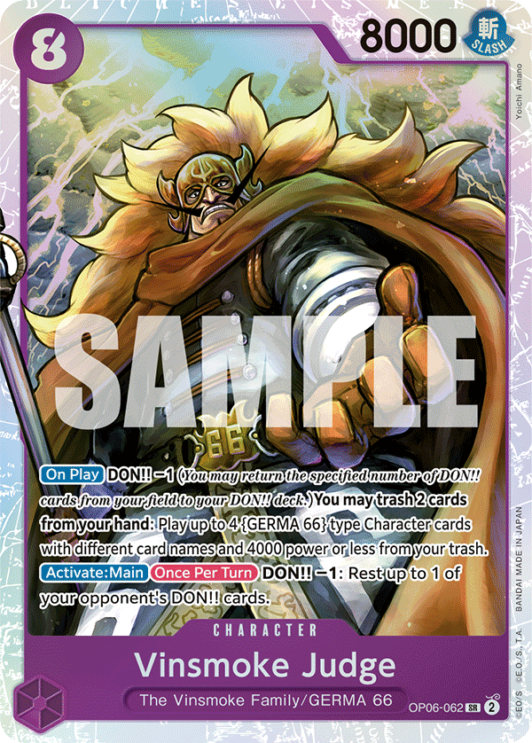 OP06-062 - Vinsmoke Judge (SR)