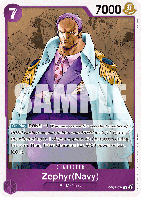 OP06-074 - Zephyr (Navy)