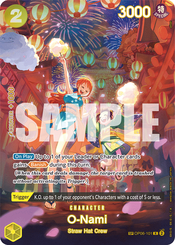 OP06-101 - O-Nami (Alt Art) (Special Card)