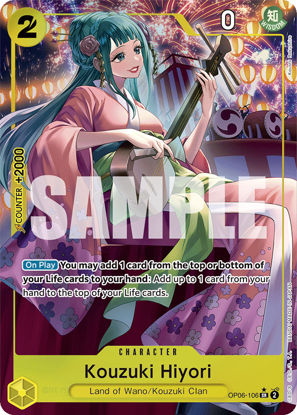 OP06-106 - Kouzuki Hiyori (SR) (Alt Art)