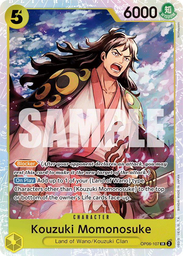 OP06-107 - Kouzuki Momonosuke (SR)