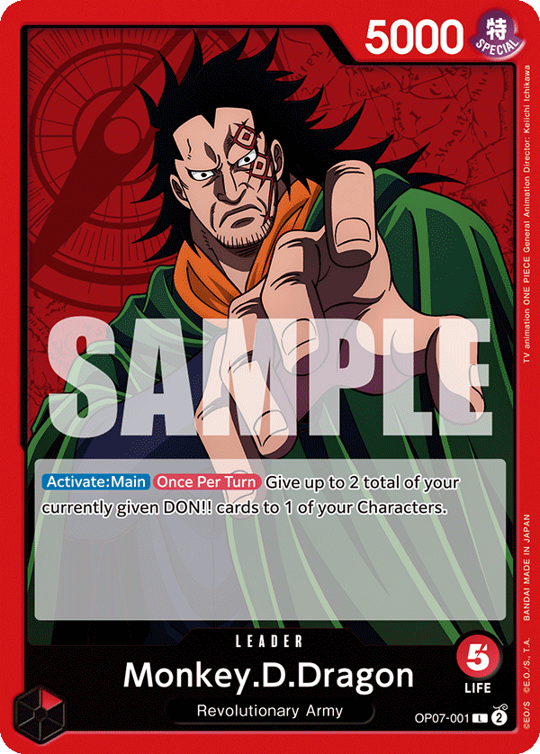 OP07-001 - Monkey.D.Dragon (Leader)