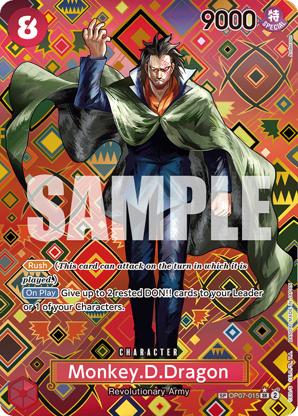 OP07-015 - Monkey.D.Dragon (SR) (Alt Art) (Special)