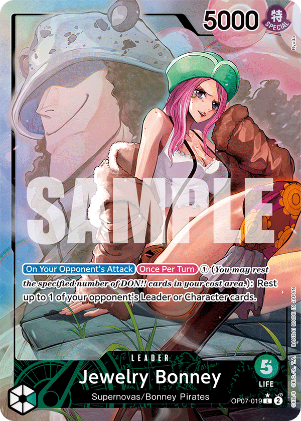 OP07-019 - Jewelry Bonney (Leader) (Alt Art)