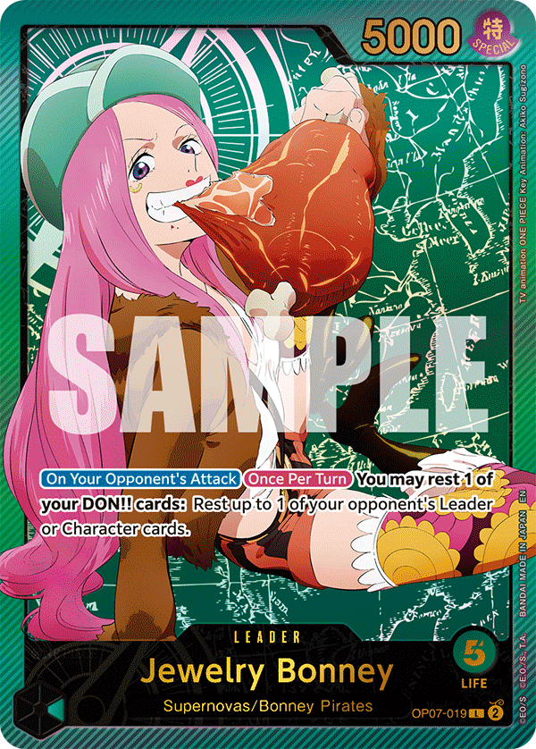 OP07-019 - Jewelry Bonney (Leader) (Alt Art) (Special)