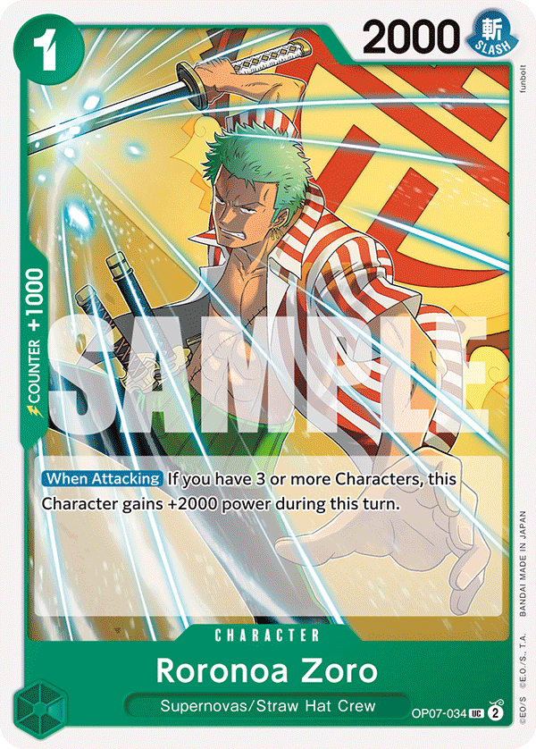 OP07-034 - Roronoa Zoro
