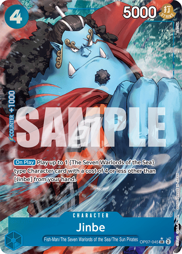 OP07-045 - Jinbe (SR) (Alt Art)