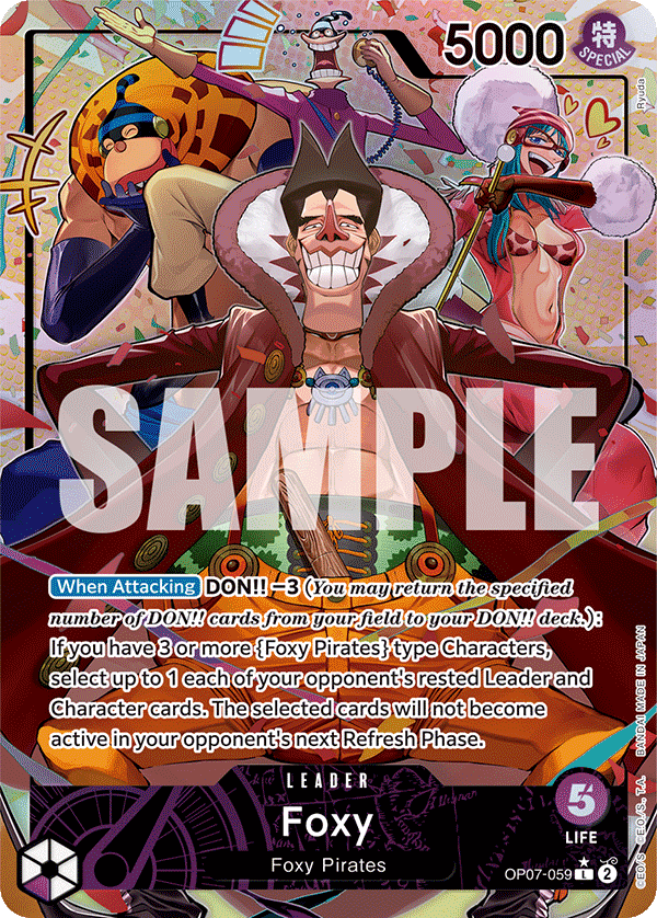OP07-059 - Foxy (Leader) (Alt Art)