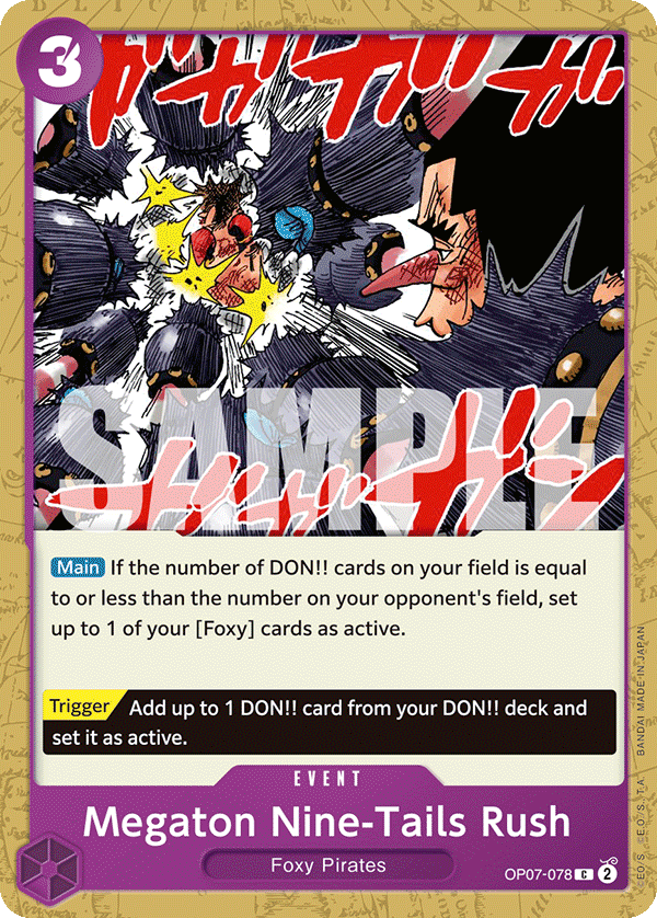 OP07-078 - Megaton Nine-Tails Rush