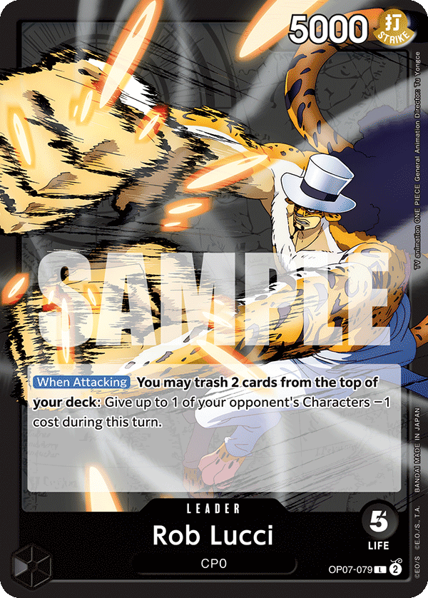OP07-079 - Rob Lucci (Leader)