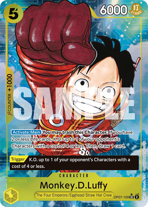OP07-109 - Monkey.D.Luffy (SR) (Alt Art)