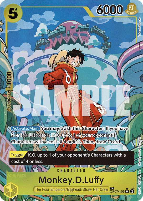 OP07-109 - Monkey.D.Luffy (SR) (Alt Art) (Special Card)
