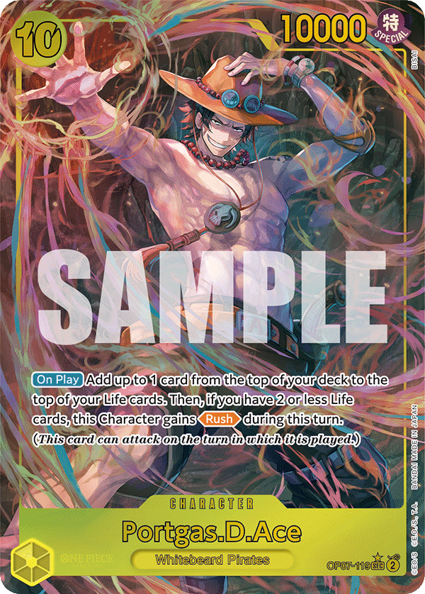 OP07-119 - Portgas.D.Ace (SEC) (Alt Art)