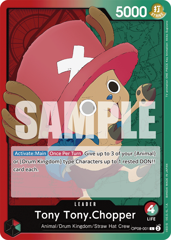 OP08-001 - Tony Tony.Chopper (Leader)
