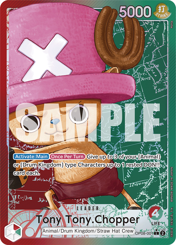 OP08-001 - Tony Tony.Chopper (Leader) (Alt Art)