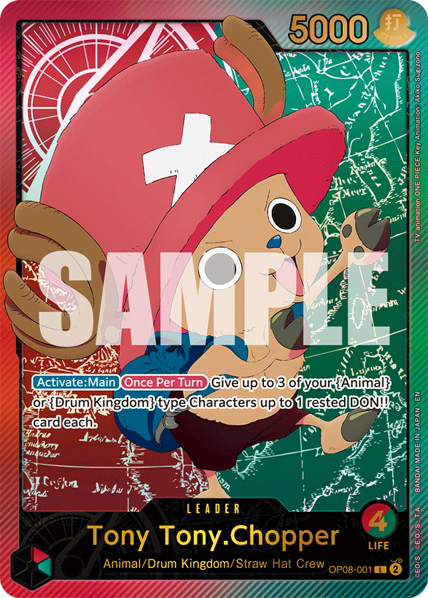 OP08-001 - Tony Tony.Chopper (Leader) (Alt Art) (Special)